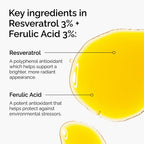Resveratrol 3% + Ferulic Acid 3% Antioxidant Serum for Brightening